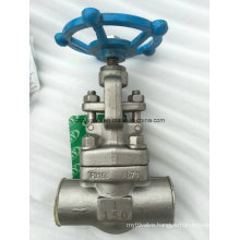 Forged Steel F316L 1" 150lb NPT/Sw Gate Valve (Z61Y-150LB-1)